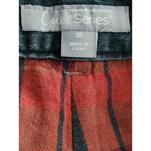 Gander Mountain Guide Series Jeans Women's Sz 10 Flannel Lined Straight Warm - Picture 6 of 8